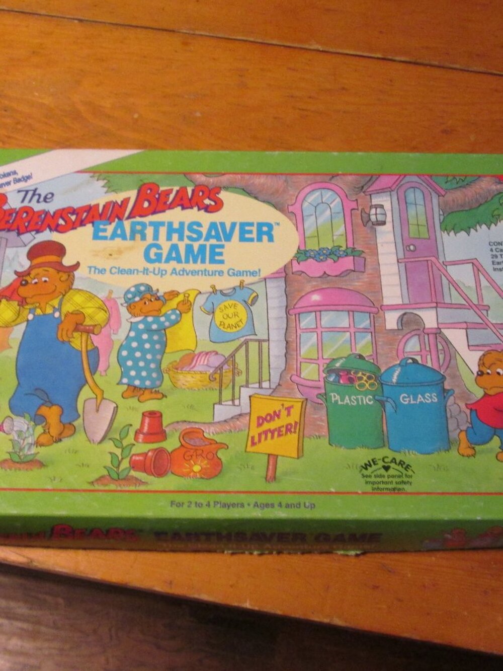 Vtg 1993 Berenstein bears earth saver game